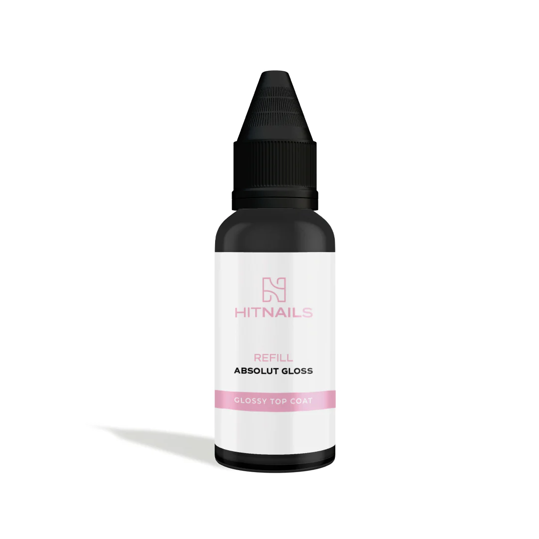Frasco de esmalte Hitnails Glossy Top Coat