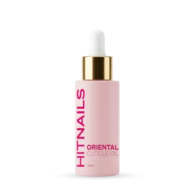 Frasco rosa de óleo para cutículas Hit Nails Oriental