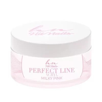 Frasco de acrílico para unhas Hit Nails Perfect Line Milky Pink