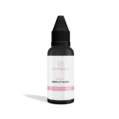 Frasco de esmalte Hitnails Glossy Top Coat