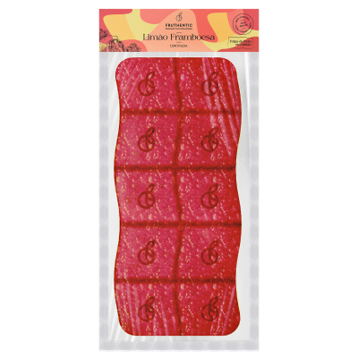 Embalagem de snacks FRUTHENTIC Limão Framboesa