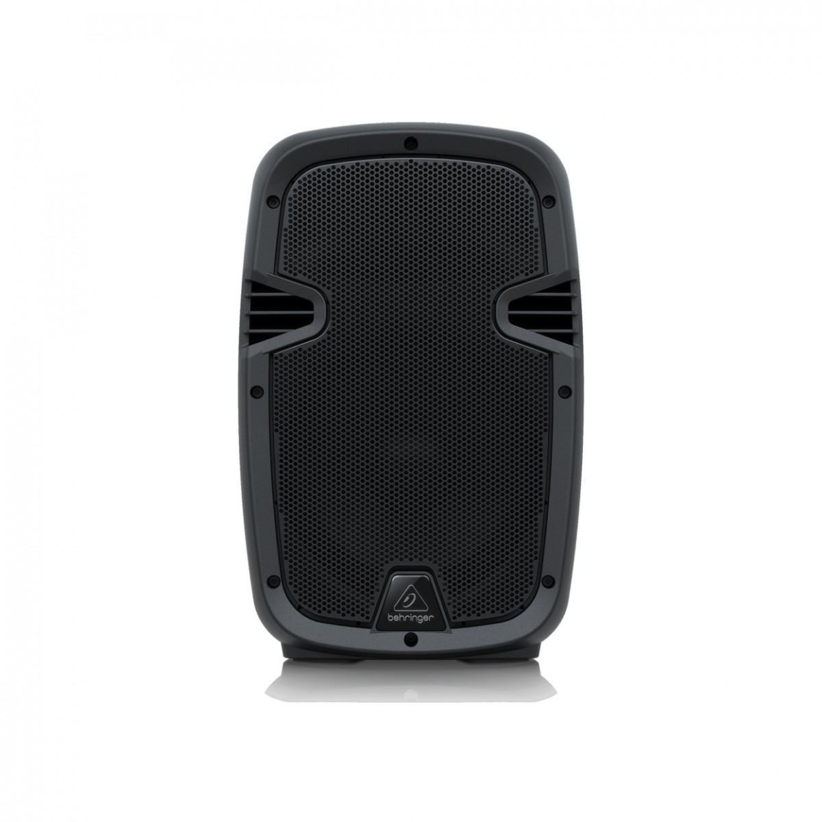 Behringer PK108A 8" Activo PA Coluna de som preta Behringer em fundo branco