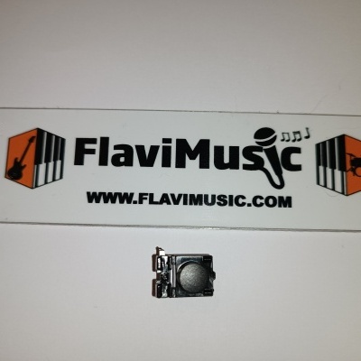 Peça eletrónica pequena com autocolante FLAVIMUSIC