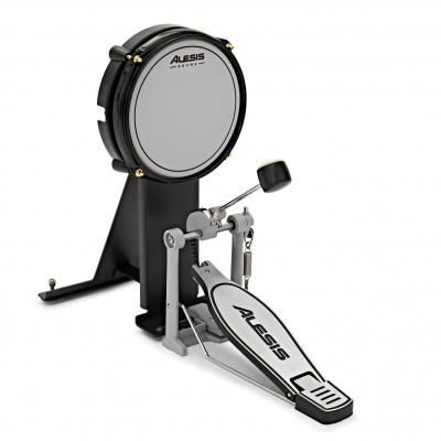 Bumbo Alesis com pedal e estrutura metálica