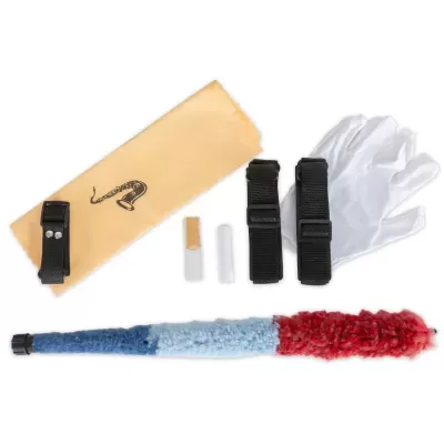 Conjunto de acessórios para saxofone com escova colorida, alças, luva, bolsa e pequenas peças plásticas