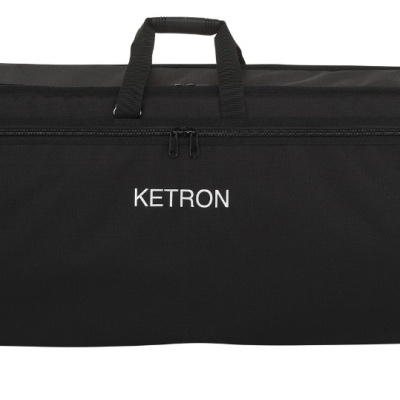 Bolsa preta de transporte com a marca KETRON bordada
