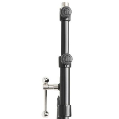 Bomba de ar portátil preta para bicicleta com alavanca metálica