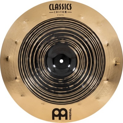 Prato de bateria MEINL Classics Custom dourado com círculos pretos