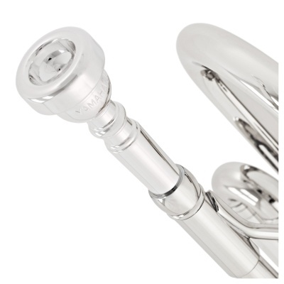 Parte de trompete prateado com bocal YAMAHA