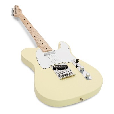 Guitarra elétrica Fender Telecaster creme e branca