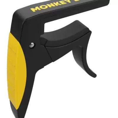 Alicate preto e amarelo com inscrição MONKEY LOOP