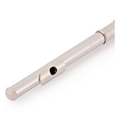 Ponta de flauta transversal prateada