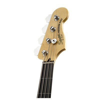 Cabeça de baixo elétrico Squier Precision Bass em madeira clara