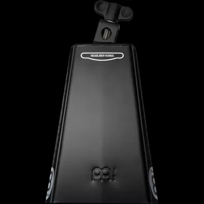 Afinador de percussão preto com texto 'HEADLINER RANGE' e logotipo Meinl