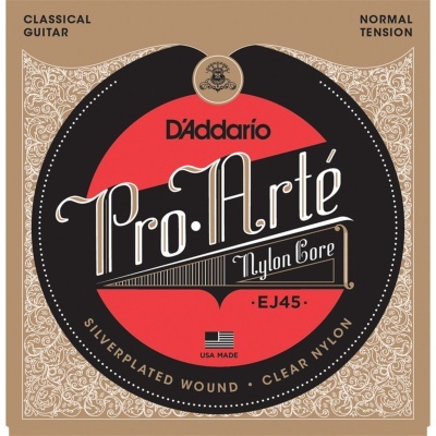 Embalagem de cordas para guitarra clássica D'Addario Pro-Arté