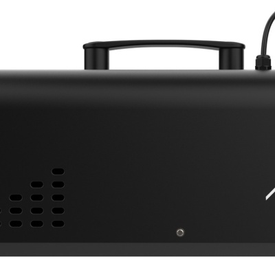 Máquina de fumo preta com pega superior e texto AURORAX