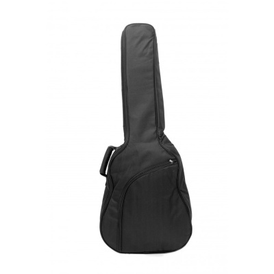 Capa preta para guitarra com bolso frontal e alça acolchoada