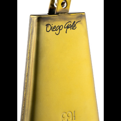 Campainha de metal dourado assinada Diego Galé