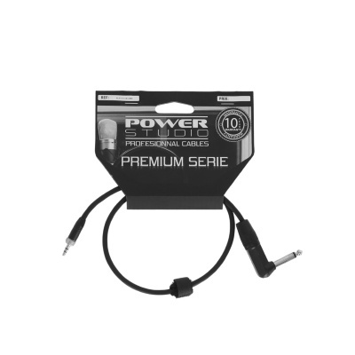 Cabo áudio profissional Power Studio Premium Serie em embalagem preta