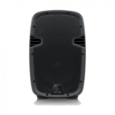 Coluna de som portátil Behringer preta com grelha microperfurada