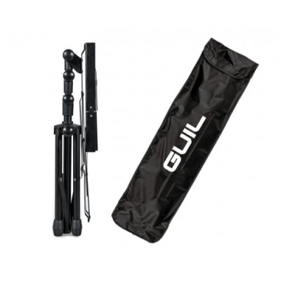 Tripé preto com bolsa de transporte preta GUIL