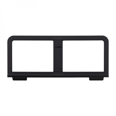 Suporte de música preto da Yamaha com duas aberturas retangulares