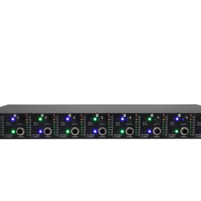 Amplificador de auscultadores Power Studio HPA 8 LED com oito canais independentes