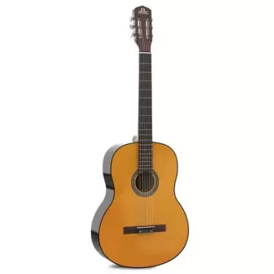 Guitarra acústica clássica em madeira