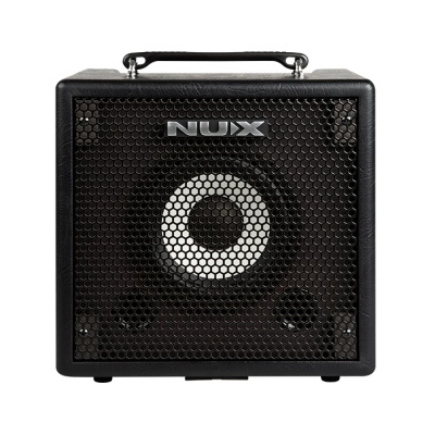 Amplificador preto NUIX com grelha metálica