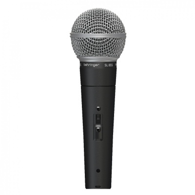 Microfone Behringer SL 85S preto com grelha metálica prateada