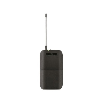 Transmissor de rádio portátil preto SHURE com antena