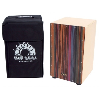 Cajón percussion com capa preta Club Salsa