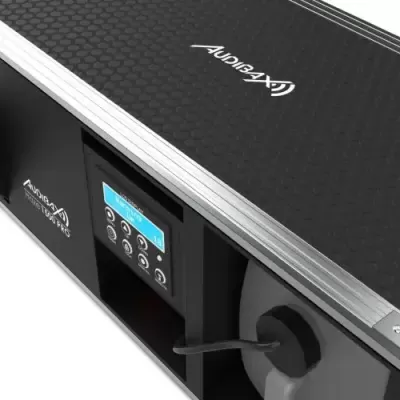 Equipamento eletrônico Luxaroy com ecrã digital azul e botões