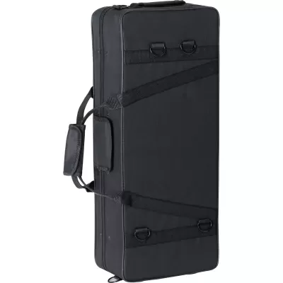 Mala preta rígida para instrumentos musicais