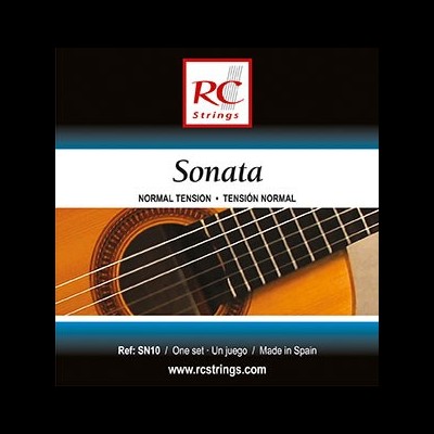 Embalagem de cordas para guitarra acústica RC Strings Sonata com tensão normal
