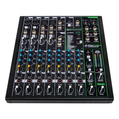 Mesa de mistura de áudio PRESONUS StudioLive AR8c com botões e controlos coloridos