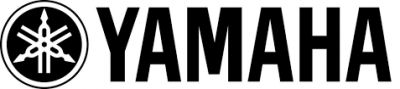 Logótipo da Yamaha em preto e branco