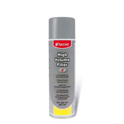 Spray de preenchimento AKEMI High Volume Filler 2 cinzento com tampa cinzenta