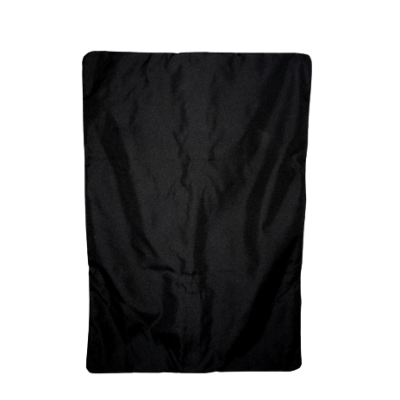 Bolsa preta simples de material têxtil