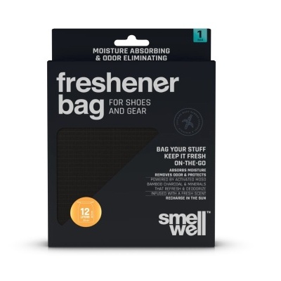 Embalagem preta de freshener bag smell well para sapatos e equipamentos