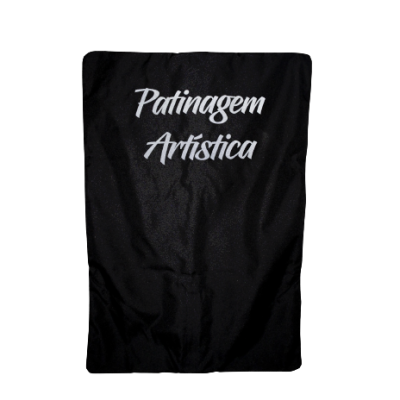 Capa preta com texto branco Patinagem Artística