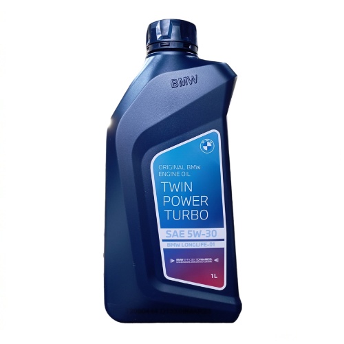 Frasco azul escuro de óleo para motor BMW