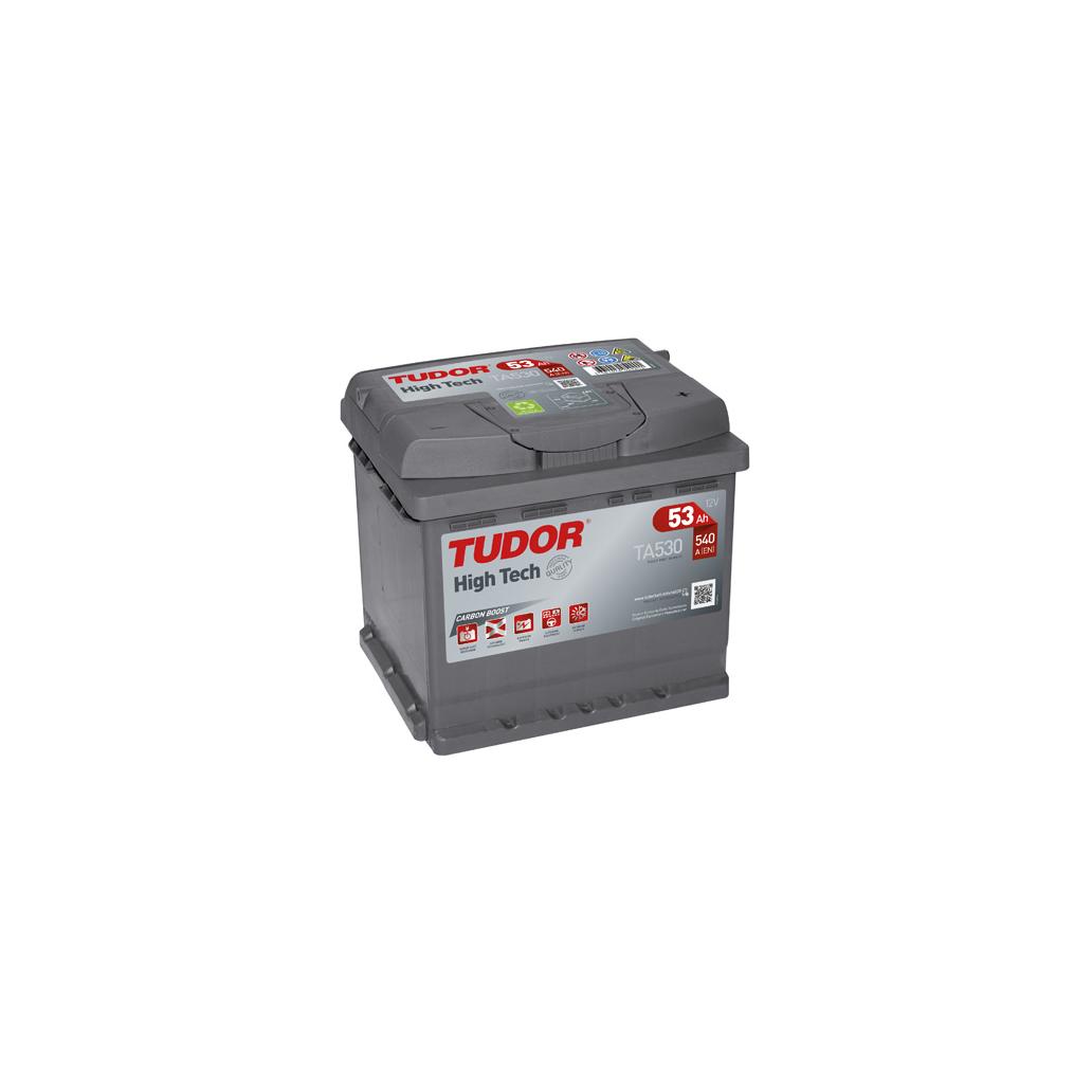 Bateria automóvel cinzenta TUDOR High Tech modelo TA530 53 Ah 540 A