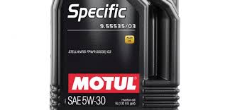 Frasco preto de óleo automóvel MOTUL SAE 5W-30