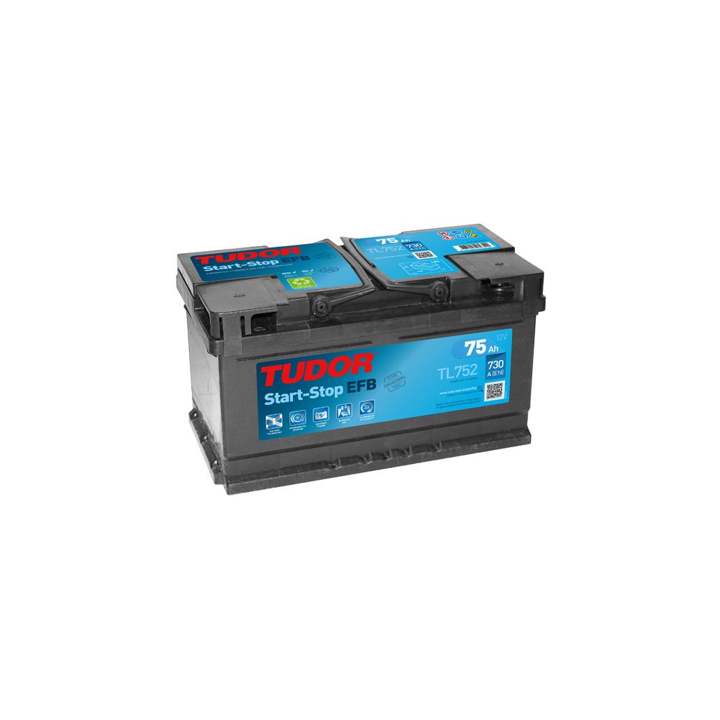 Bateria automóvel Tudor Start-Stop EFB 75 Ah 12 V