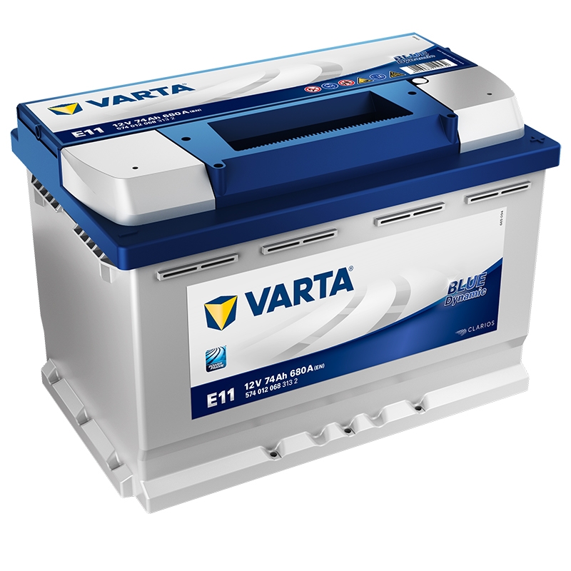 Bateria de carro Varta Blue Dynamic azul e cinza