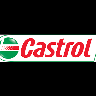 Logótipo da marca Castrol em verde e vermelho