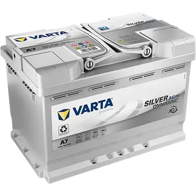 Bateria automóvel Varta Silver AGA Dynamic cinza e branca