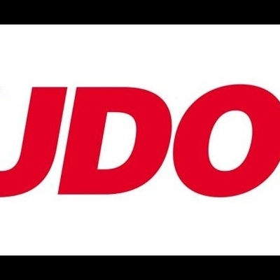 Logotipo vermelho TUDOR sobre fundo branco