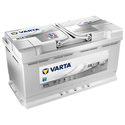 Bateria automóvel VARTA Silver Dynamic G14 branca e cinza